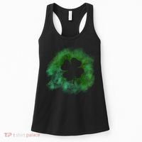 Lucky St Patrick's Day Clover Holiday Women's Tank Top thumb 0