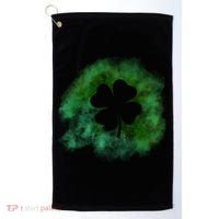 Lucky St Patrick's Day Clover Holiday Golf Towel thumb 0