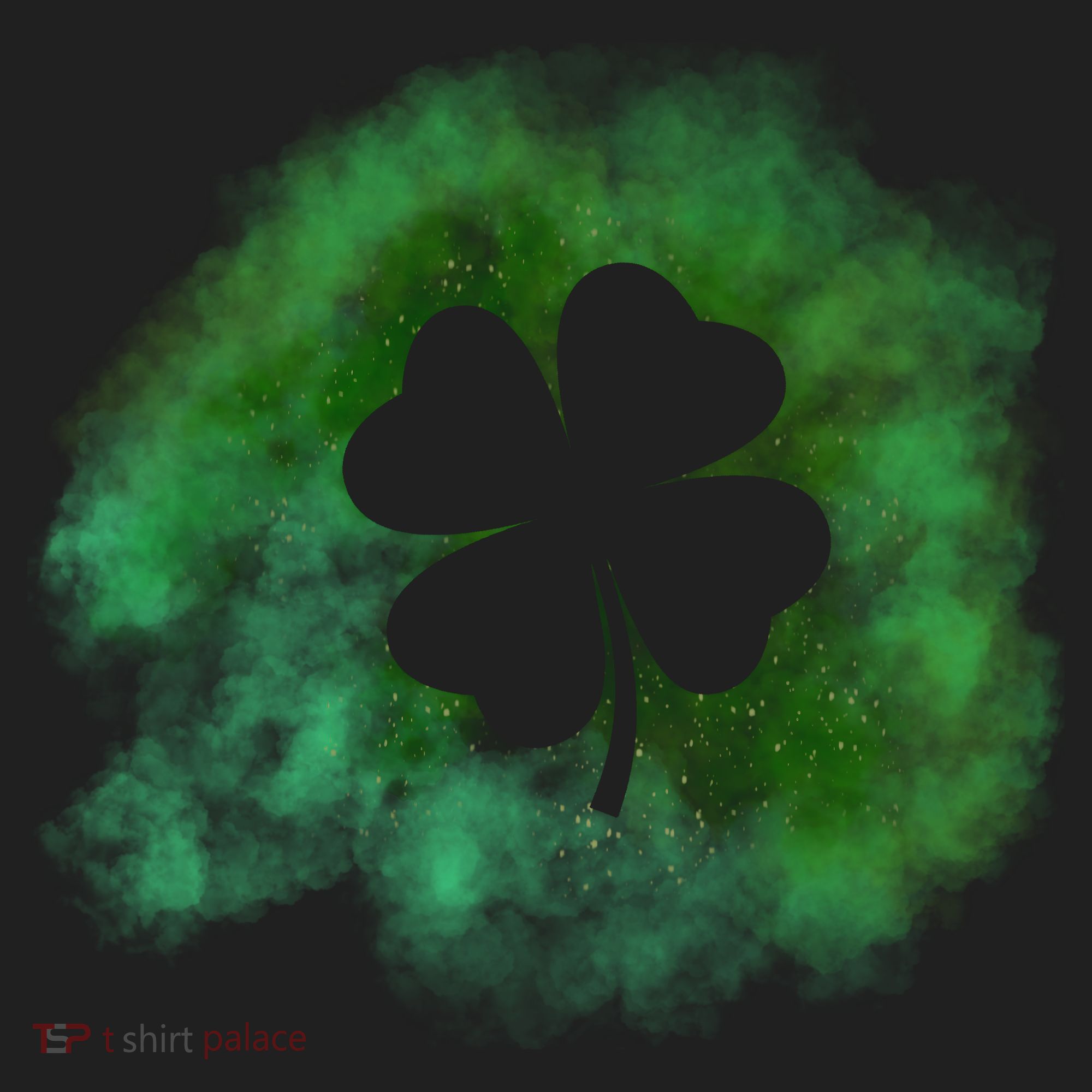 Lucky St Patrick's Day Clover Holiday Golf Towel