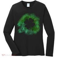 Lucky St Patrick's Day Clover Holiday Women's Long Sleeve Shirt thumb 0