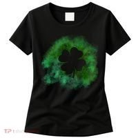 Lucky St Patrick's Day Clover Holiday Women's T-Shirt thumb 0