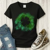 Lucky St Patrick's Day Clover Holiday Women's T-Shirt thumb 3