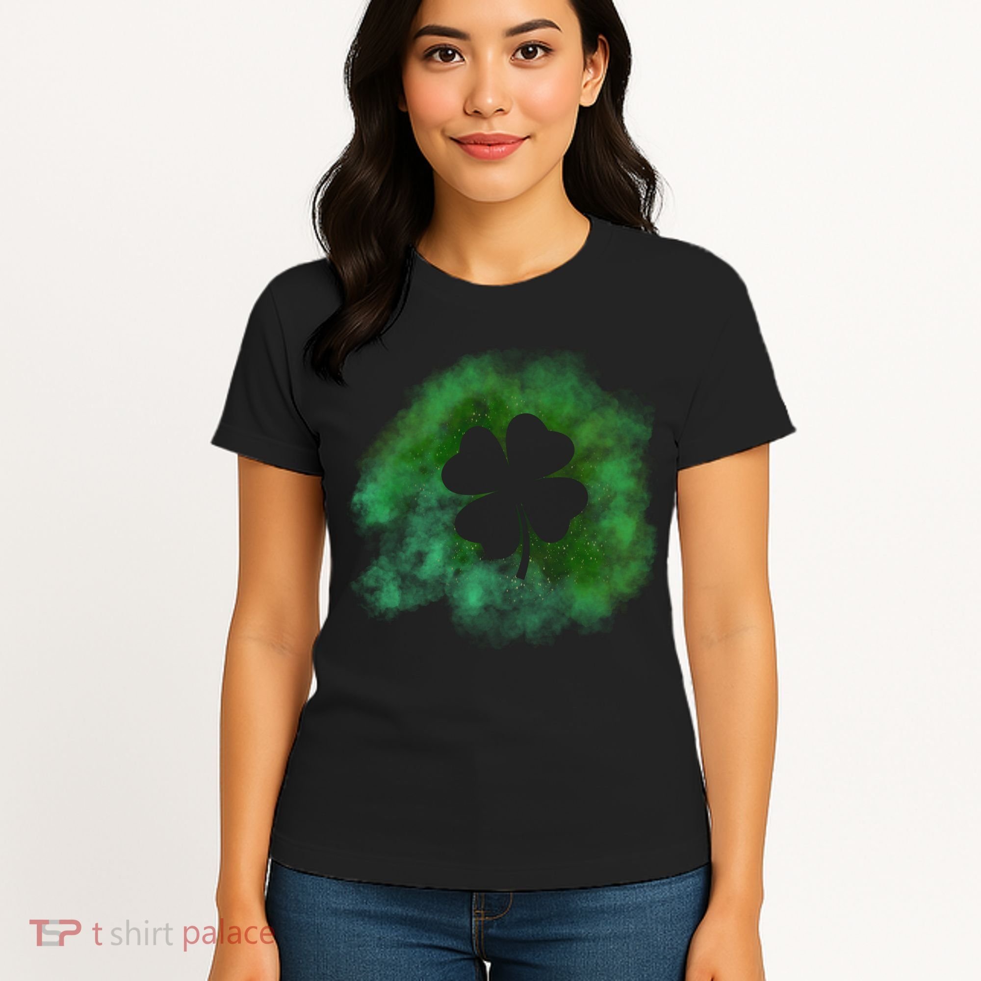 Lucky St Patrick's Day Clover Holiday Women's T-Shirt
