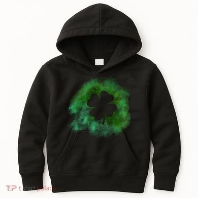 Lucky St Patrick's Day Clover Holiday Kids Hoodie
