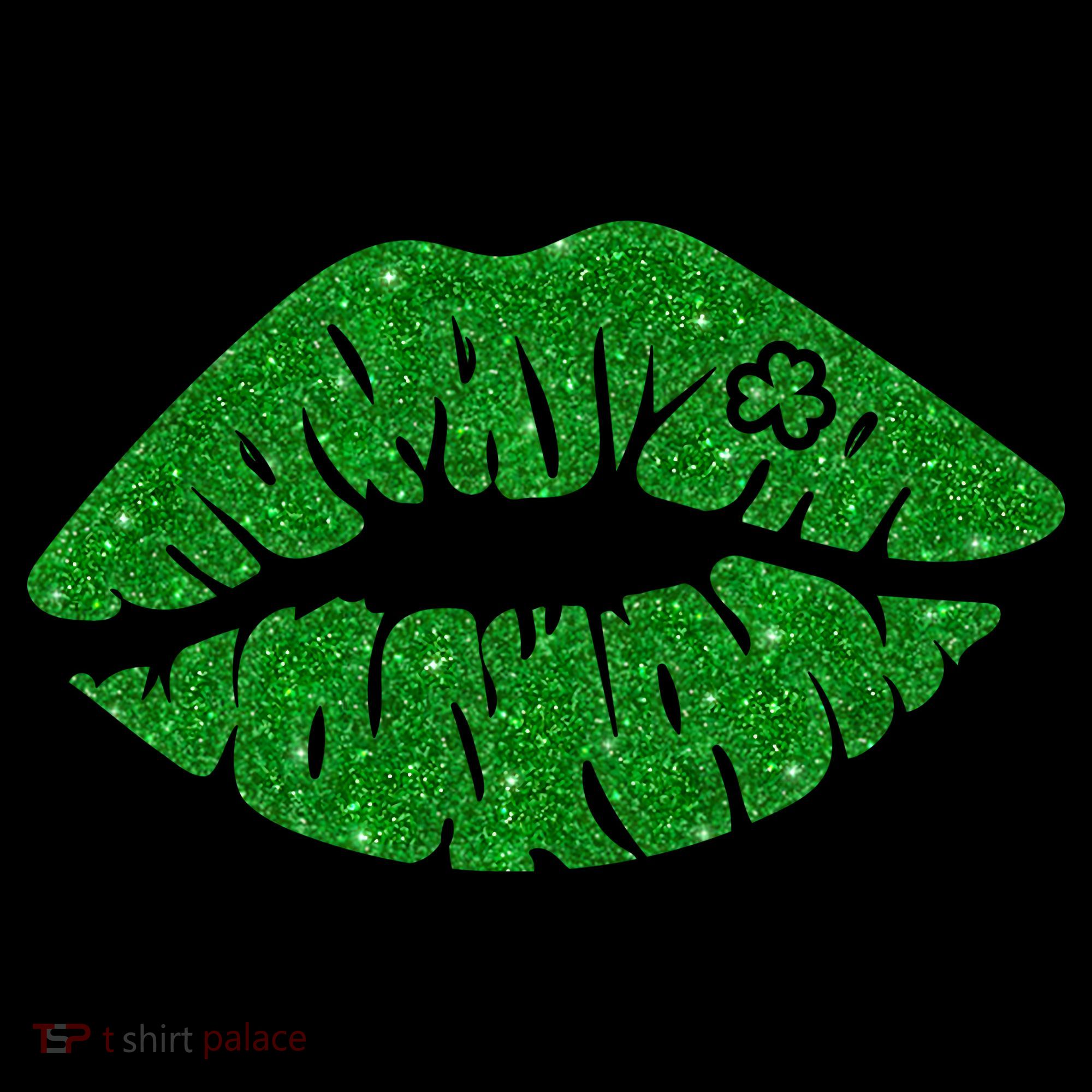 Lucky St Patrick's Day Lips Kiss Backpack