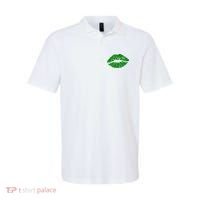 Lucky St Patrick's Day Lips Kiss Polo thumb 0