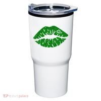 Lucky St Patrick's Day Lips Kiss Tumbler thumb 0