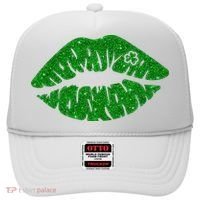 Lucky St Patrick's Day Lips Kiss Hat thumb 0