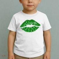 Lucky St Patrick's Day Lips Kiss Toddler T-Shirt thumb 2