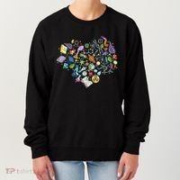 Love Science Pattern Heart Women's Sweatshirt thumb 0