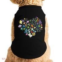 Love Science Pattern Heart Doggie Tank thumb 0