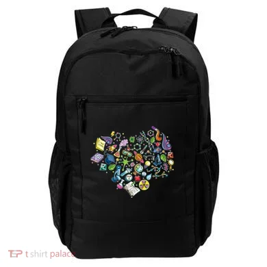 Love Science Pattern Heart Backpack