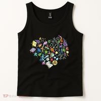 Love Science Pattern Heart Tank Top thumb 2