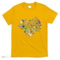Love Science Pattern Heart T-Shirt thumb 0