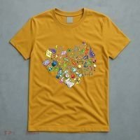 Love Science Pattern Heart T-Shirt thumb 5