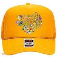 Love Science Pattern Heart Hat thumb 0