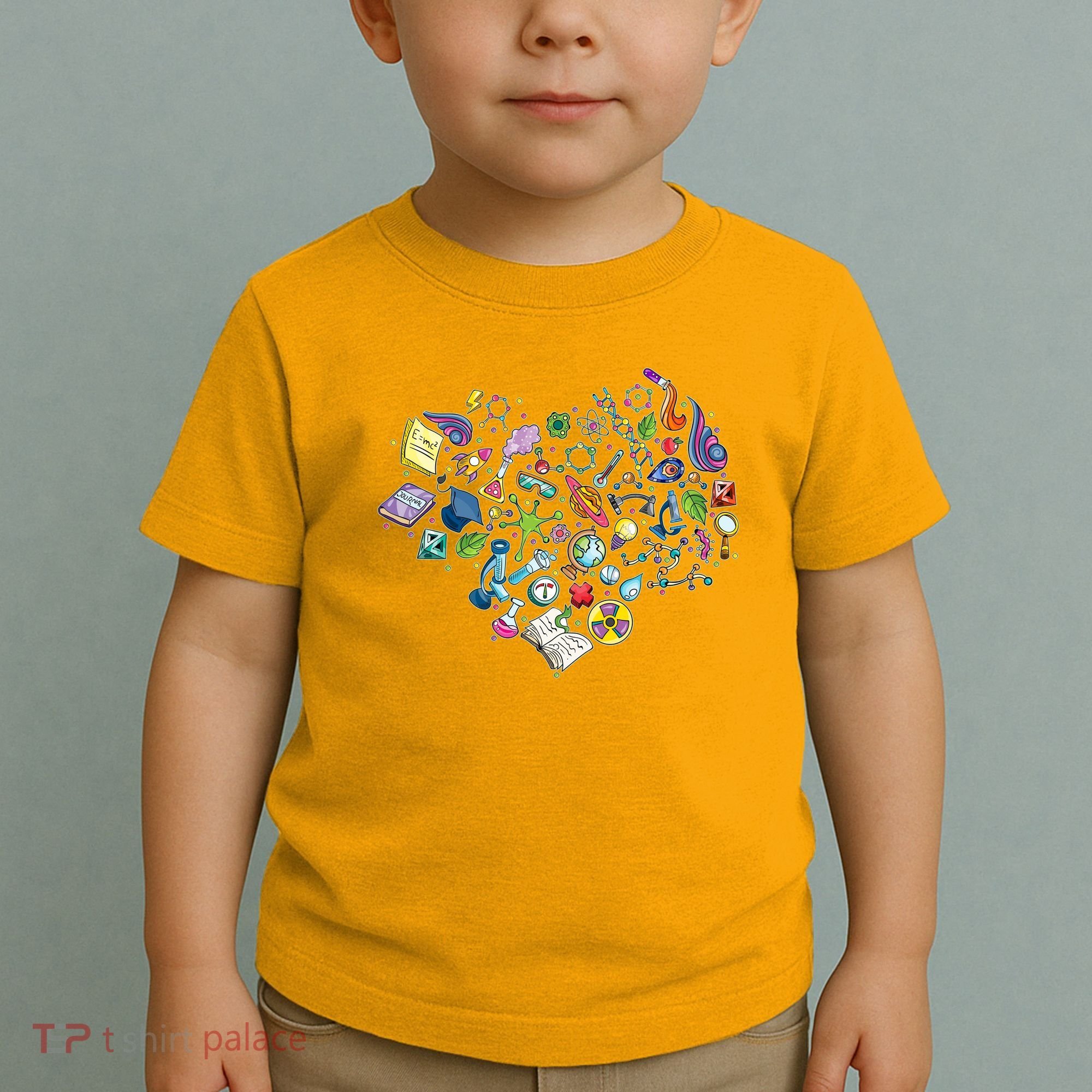 Love Science Pattern Heart Toddler T-Shirt