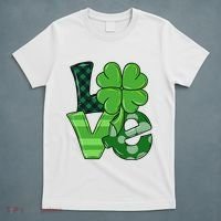 Love St Patricks Day Pattys Irish Clover T-Shirt thumb 5