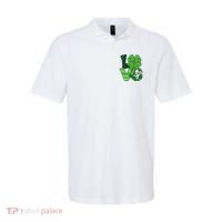 Love St Patricks Day Pattys Irish Clover Polo thumb 0