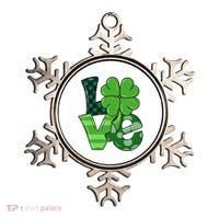 Love St Patricks Day Pattys Irish Clover Ornament thumb 0
