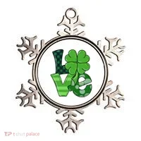 Love St Patricks Day Pattys Irish Clover Ornament thumb 0