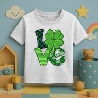 Love St Patricks Day Pattys Irish Clover Toddler T-Shirt thumb 3