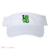 Love St Patricks Day Pattys Irish Clover Visor thumb 0