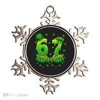Lucky St Patrick's Day 67 Six Seven Drip Hands Ornament thumb 0