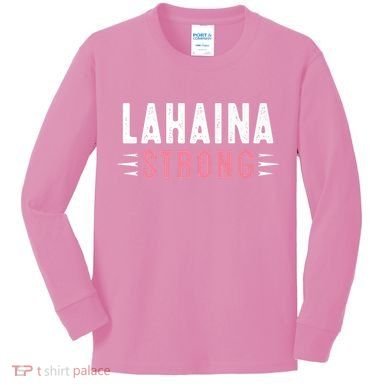 Lahaina Strong Premium Kids Long Sleeve Shirt