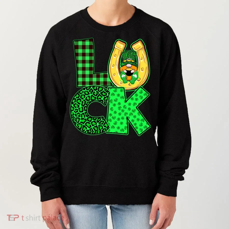 Luck St Patricks Day Lucky Leprechaun Cute Women's Sweatshirt