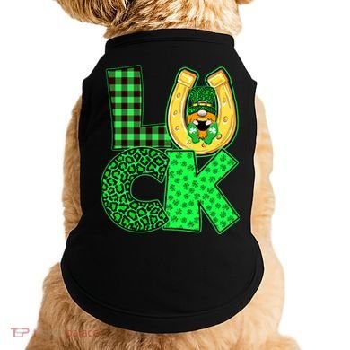 Luck St Patricks Day Lucky Leprechaun Cute Doggie Tank