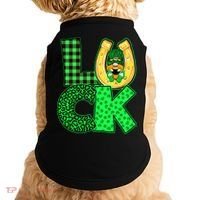 Luck St Patricks Day Lucky Leprechaun Cute Doggie Tank thumb 0