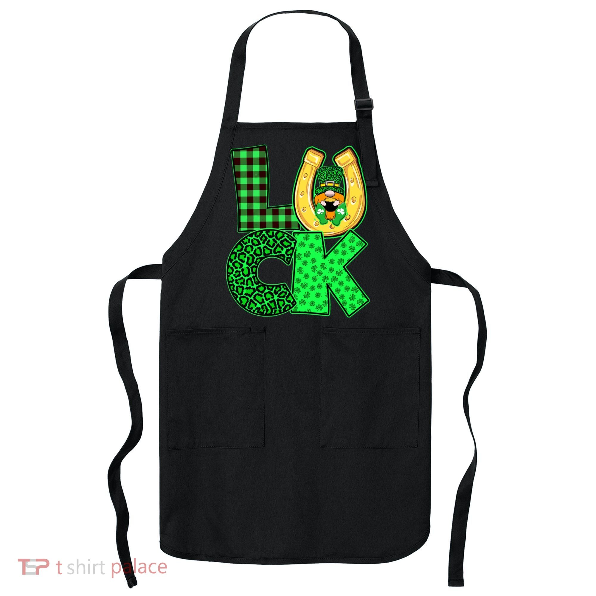 Luck St Patricks Day Lucky Leprechaun Cute Apron