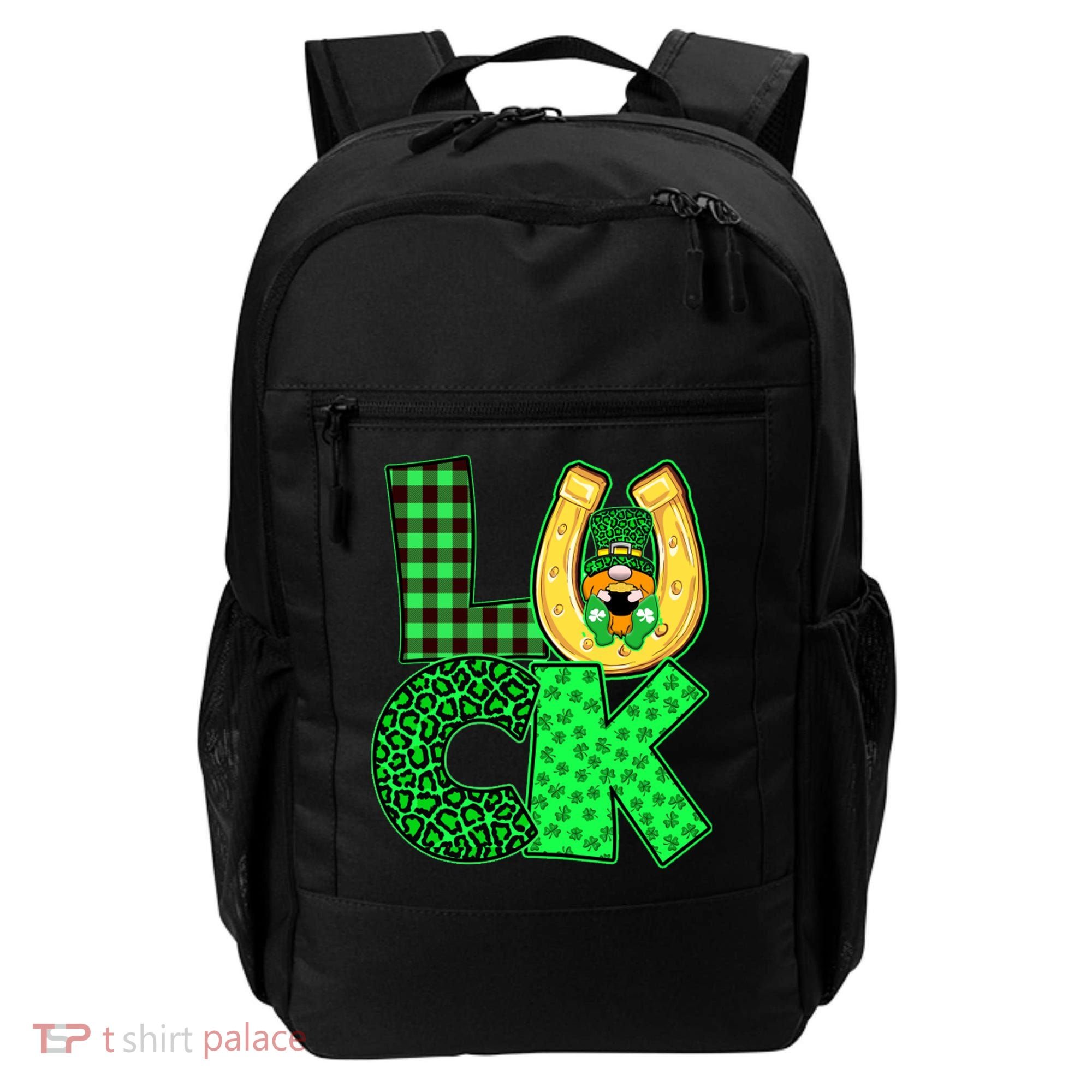 Luck St Patricks Day Lucky Leprechaun Cute Backpack