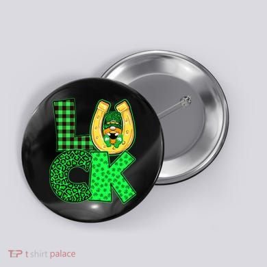 Luck St Patricks Day Lucky Leprechaun Cute Button