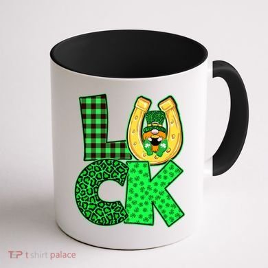 Luck St Patricks Day Lucky Leprechaun Cute Coffee Mug back