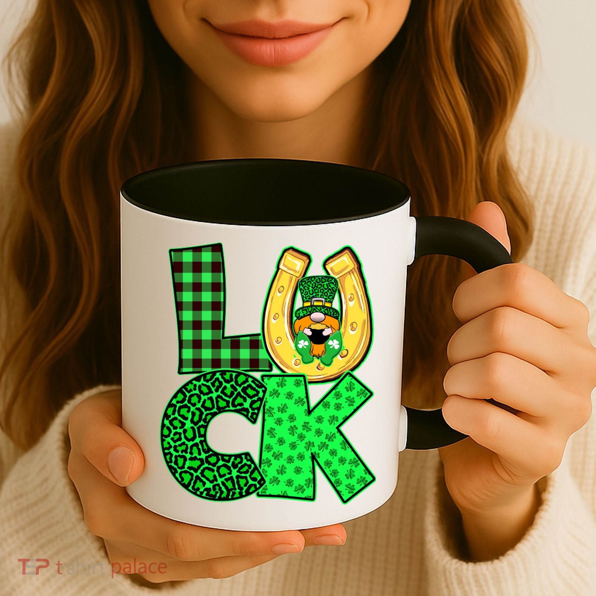 Luck St Patricks Day Lucky Leprechaun Cute Coffee Mug