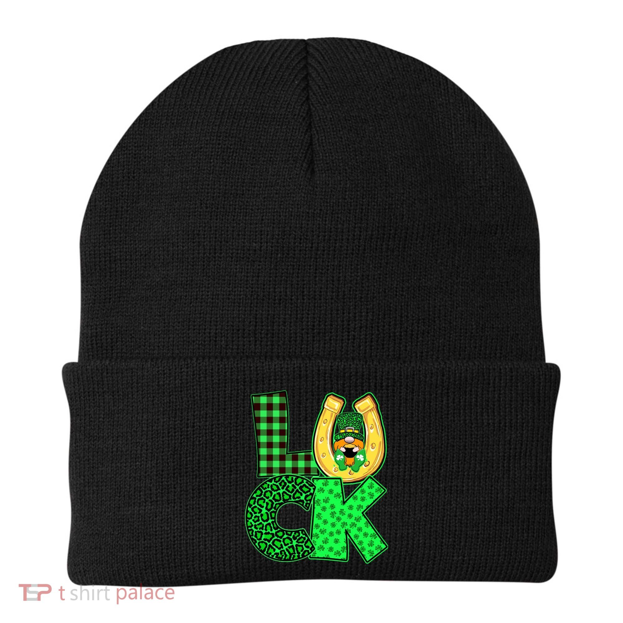 Luck St Patricks Day Lucky Leprechaun Cute Beanie