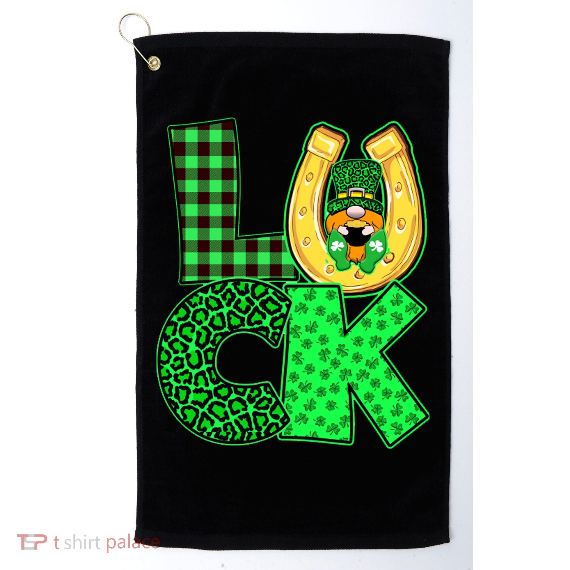 Luck St Patricks Day Lucky Leprechaun Cute Golf Towel