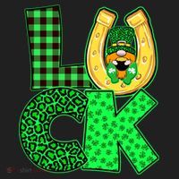 Luck St Patricks Day Lucky Leprechaun Cute Golf Towel thumb 3