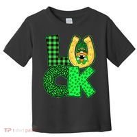 Luck St Patricks Day Lucky Leprechaun Cute Toddler T-Shirt thumb 0