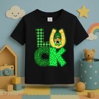Luck St Patricks Day Lucky Leprechaun Cute Toddler T-Shirt thumb 3