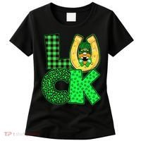 Luck St Patricks Day Lucky Leprechaun Cute Women's T-Shirt thumb 0