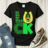 Luck St Patricks Day Lucky Leprechaun Cute Women's T-Shirt thumb 3