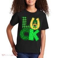 Luck St Patricks Day Lucky Leprechaun Cute Kids T-Shirt thumb 2