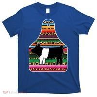 Livestock Show Pig Cheetah Serape Ear Tag Hamp Swine Gift T-Shirt thumb 0