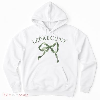 LEPRECUNT St. Patricks 'S Leprecunt Cotteque Irish Bow Hoodie