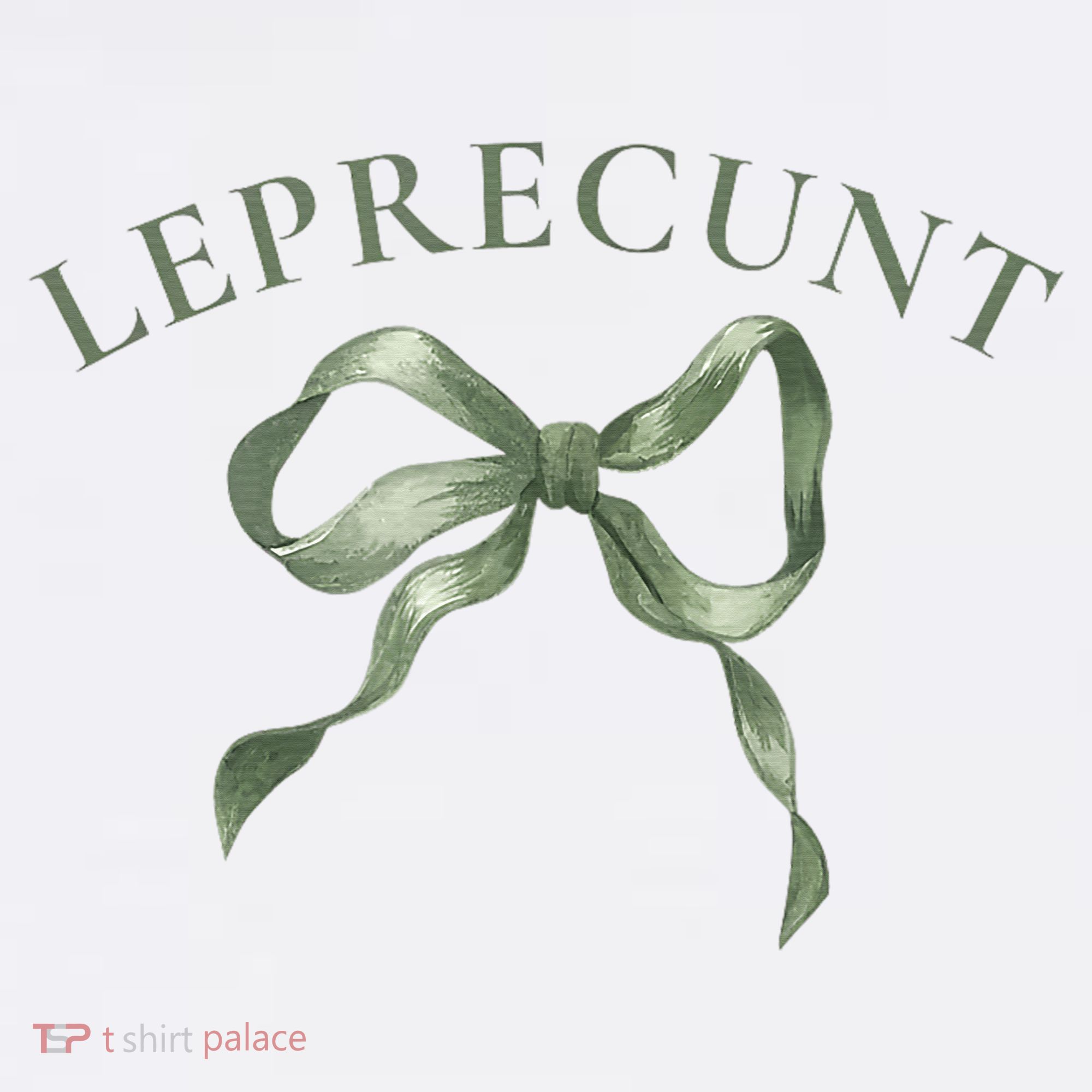 LEPRECUNT St. Patricks 'S Leprecunt Cotteque Irish Bow Long Sleeve Shirt