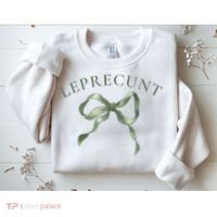 LEPRECUNT St. Patricks 'S Leprecunt Cotteque Irish Bow Sweatshirt thumb 2