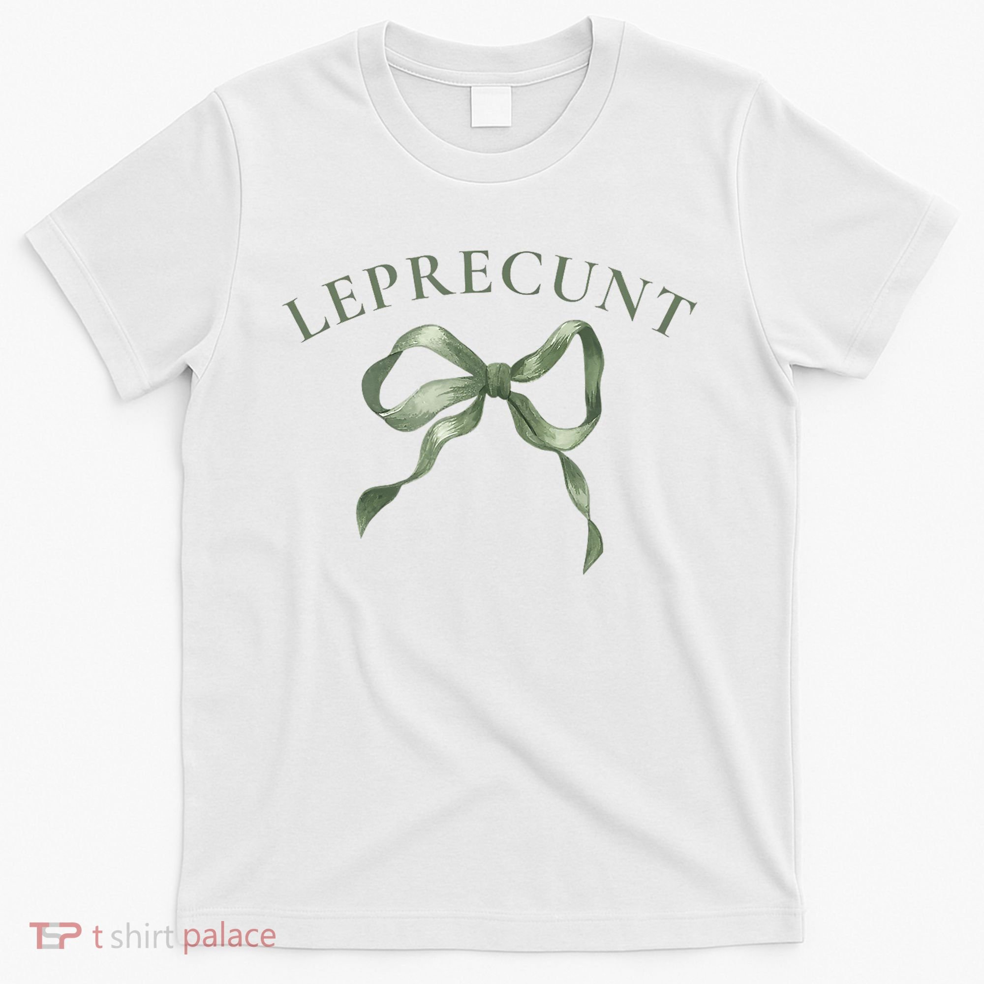 LEPRECUNT St. Patricks 'S Leprecunt Cotteque Irish Bow T-Shirt